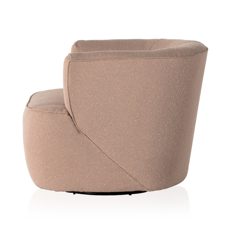 Vivian Swivel Chair-Barlow Blush