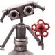 preview thumbnail 5 of 3, Novica Handmade Robots In Love Recycled Metal Figurine