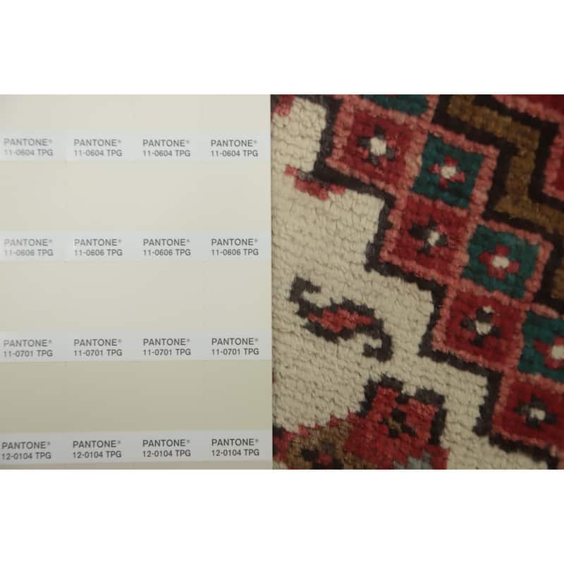 Hand Knotted Oriental 100% Wool Carpet Traditional Medallion Red Heriz Area Rug - 8' 10'' X 7' 1''