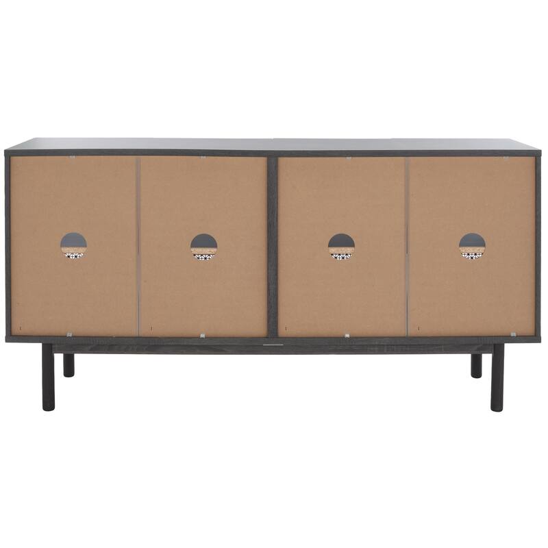SAFAVIEH Home Piran 63-inch 4 Door 2 Shelf Media Stand. - 63"Wx16"Dx32"H