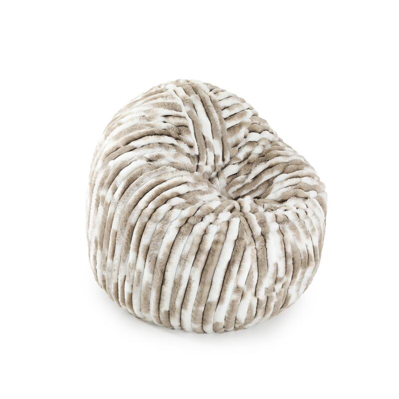 Round Bean Bag Chair and Lounger Pet-Friendly Design
