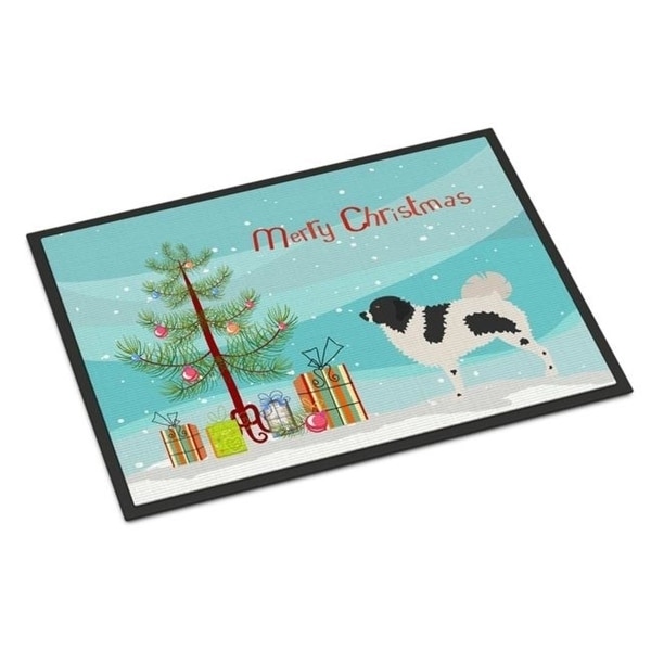 Carolines Treasures BB8444MAT Wetterhoun Frisian Water Dog Christmas Indoor or Outdoor Mat - 18 x 27 in.