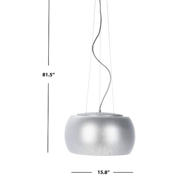 SAFAVIEH Lighting Bakari Pendant - 15.8"x15.8"x13.5-81.5"