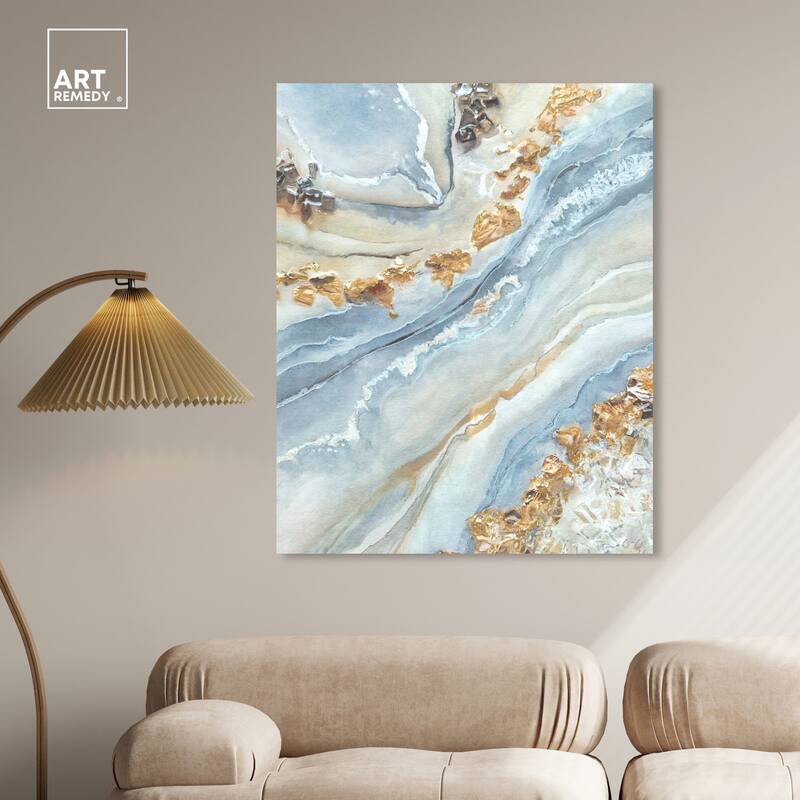 Art Remedy A Beautiful Fiction Gallery Wrapped Mineral, Agate & Geode 1 Piece Canvas Wall Art