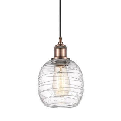 Innovations Lighting 516-1P-9-6 Belfast Pendant Belfast 6" Wide Mini