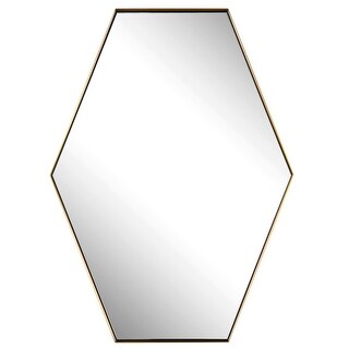 Uttermost 09894 Ankara 25" W x 34" H Geometric Framed Bathroom Mirror