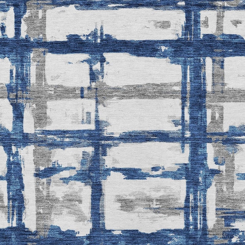 HomeRoots Striped Transitional Rectangle Outdoor Rug