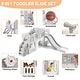 preview thumbnail 12 of 13, 8 in 1 Toddler Slide Indoor Slide Toddler Playset for Toddlers 1-3