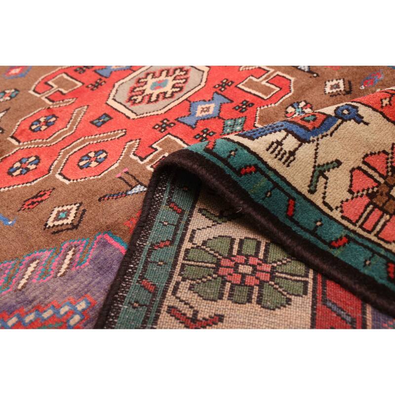 ECARPETGALLERY Hand-knotted Konya Anatolian Brown Wool Rug - 3'7 x 6'7