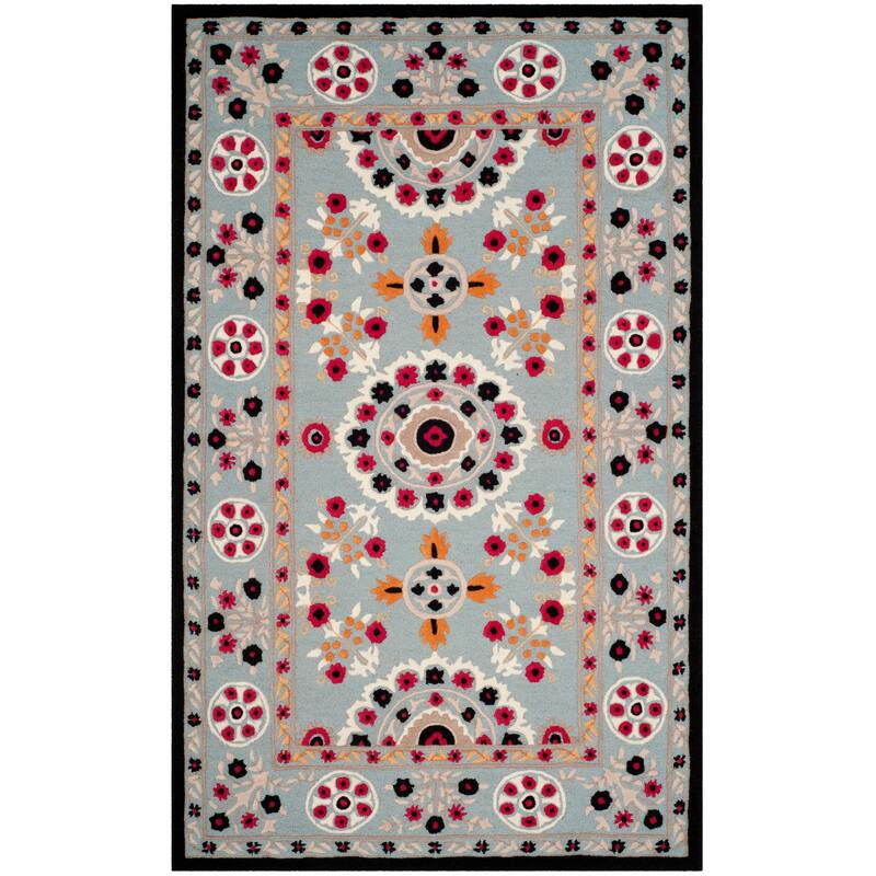 SAFAVIEH Handmade Bellagio Marsela Modern Oriental Wool Rug