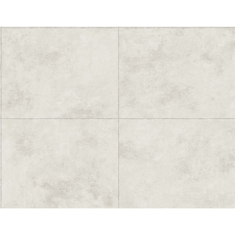 Seabrook Designs Faux Concrete Panel Unpasted Wallpaper - 27 in. W x 27 ft. L - Oat
