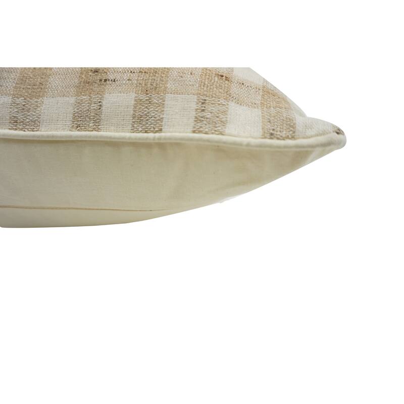 Home&Manor Kermin Vintage Raw Silk Pillow 18"