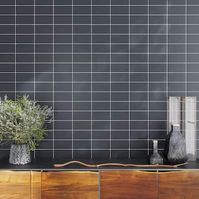 Apollo tile 3" x 6" Colorway Matte Coin Gray Glass Tile (5 sq ft/case) - 40 Pack