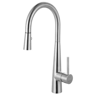 Franke STL-PR Steel 1.75 GPM Single Hole Pull Down Kitchen Faucet