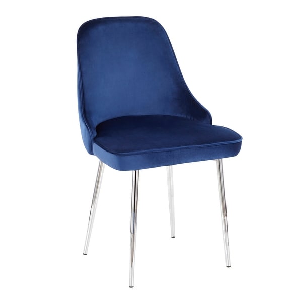Silver Orchid Naldi Contemporary-Glam Velvet Dining Chair (Set of 2). Opens flyout.