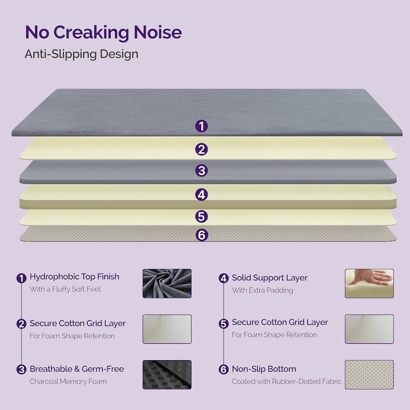 4 Inch Roll Up Mattress, Memory Foam Foldable Mattress,Sleeping Floor Mattress,Camping Mattress