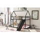 preview thumbnail 22 of 23, House Bunk Bed with Ladder and Slide
