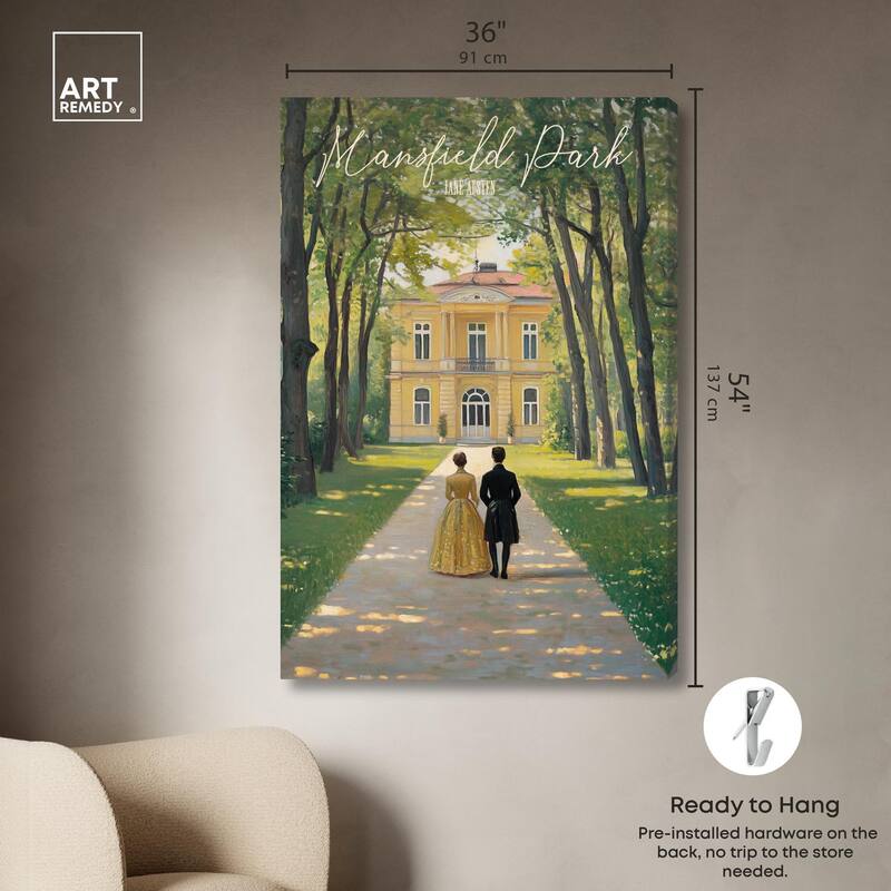 Mansfield Park Canvas by Art Remedy, Gallery Wrapped