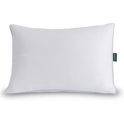 Lauren Ralph Lauren Lawton Extra-Firm Density Pillow - White/Blue Cord