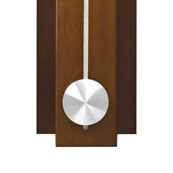 Bulova Clocks C3383 Avent 23 Inch 2 Tone Walnut and Mahogany Pendulum