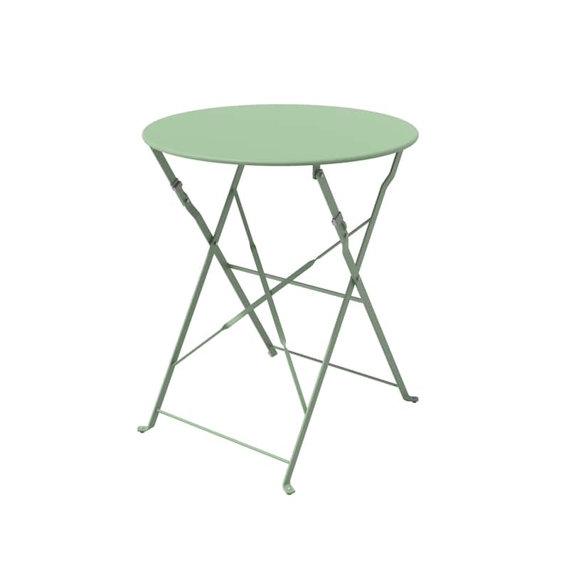 Clihome 3 Piece Outdoor Side Table Premium Steel Patio Bistro Set