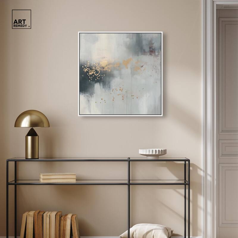 Silvered Hues and Gold II Canvas by Art Remedy