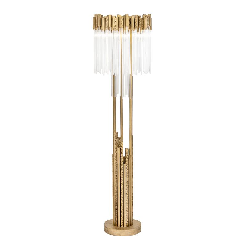 Varaluz Matrix 6-Light Floor Lamp - Havana Gold