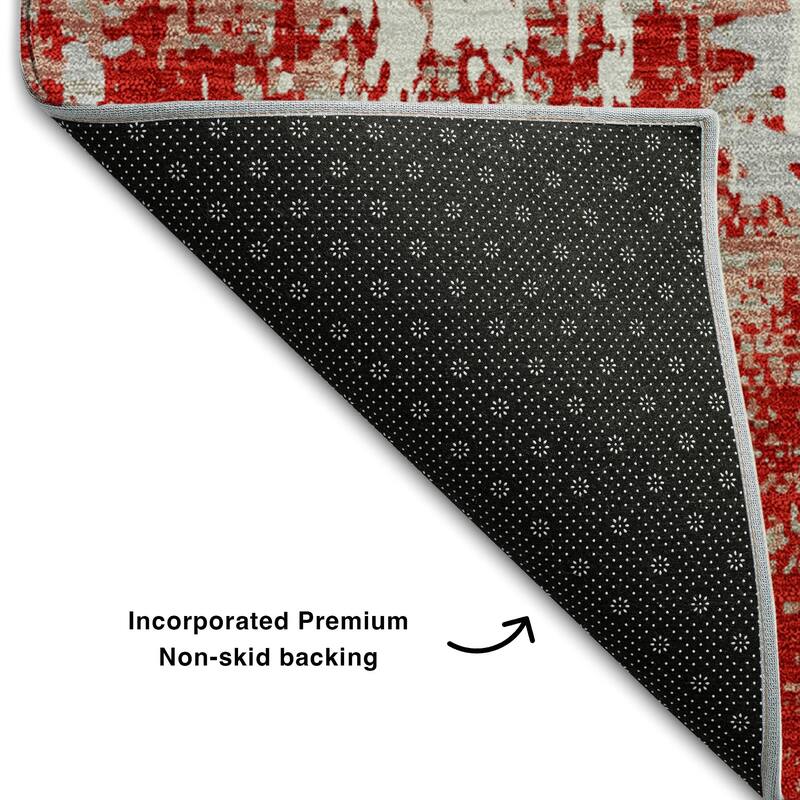 Premium Washable Super Soft Abstract Acree Mayfield Rug
