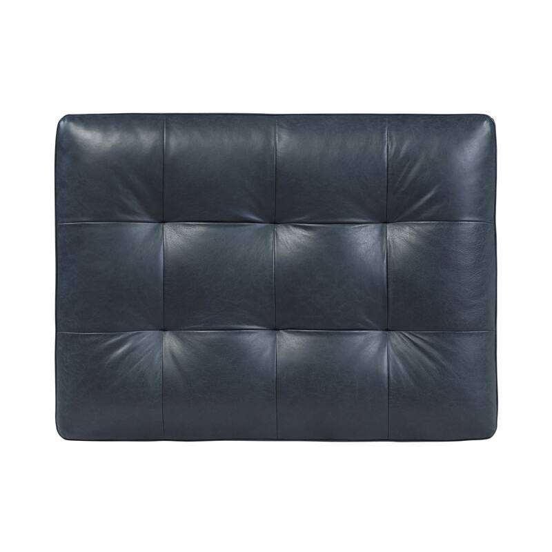 Poly & Bark Napa Ottoman - Full Grain Genuine Italian Leather