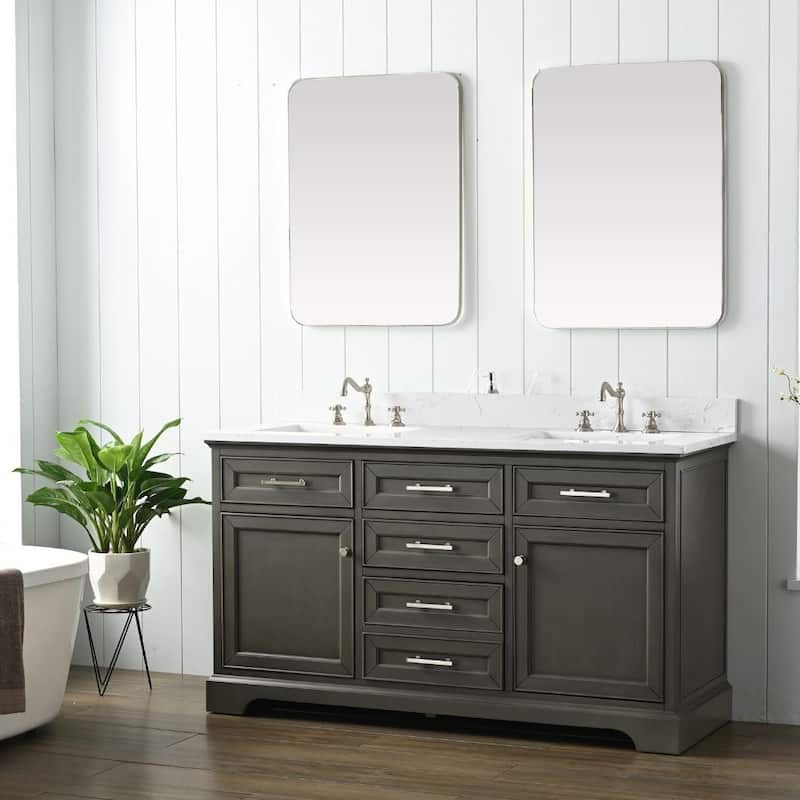 Sudio Design Thompson 60" Double Bathroom Vanity