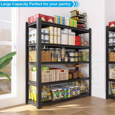 Metal Shelves with 5 Removable Dividers
