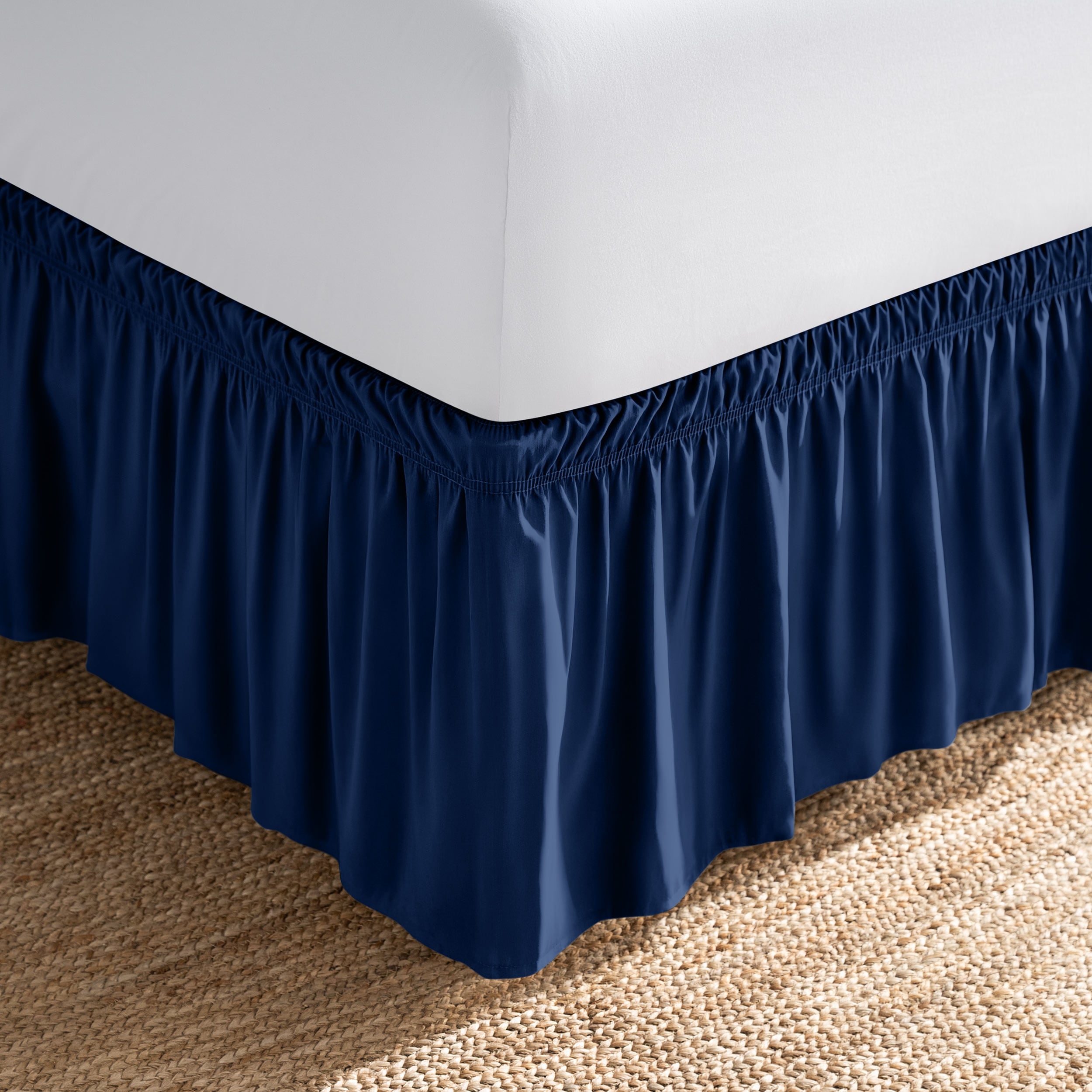 Bare Home Adjustable Wrap Around Bed Skirt