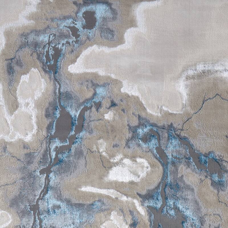 HomeRoots Abstract Bohemian Runner Area Rug