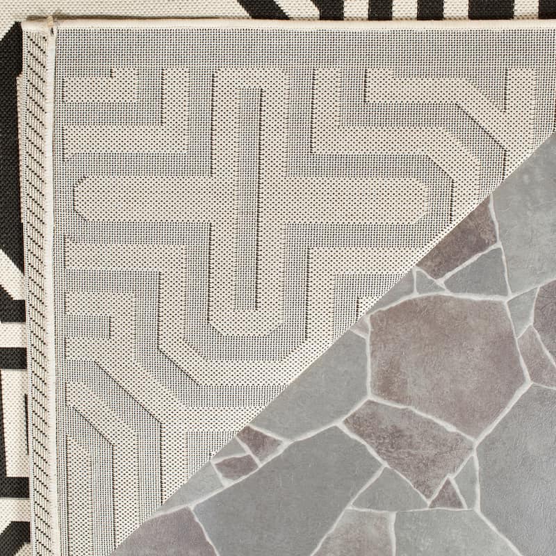SAFAVIEH Courtyard Billye Indoor/ Outdoor Waterproof Patio Backyard Rug