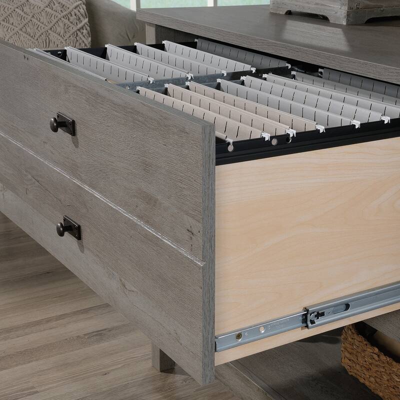 Engineered Wood Coastal Lateral File with Lower Shelf