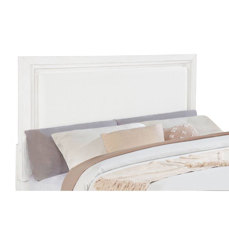 Marielle 5-Piece Bedroom Set Distressed White