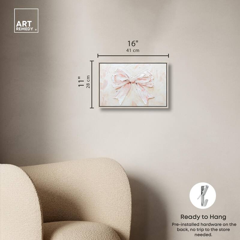 Relief Ribbons Canvas by Art Remedy
