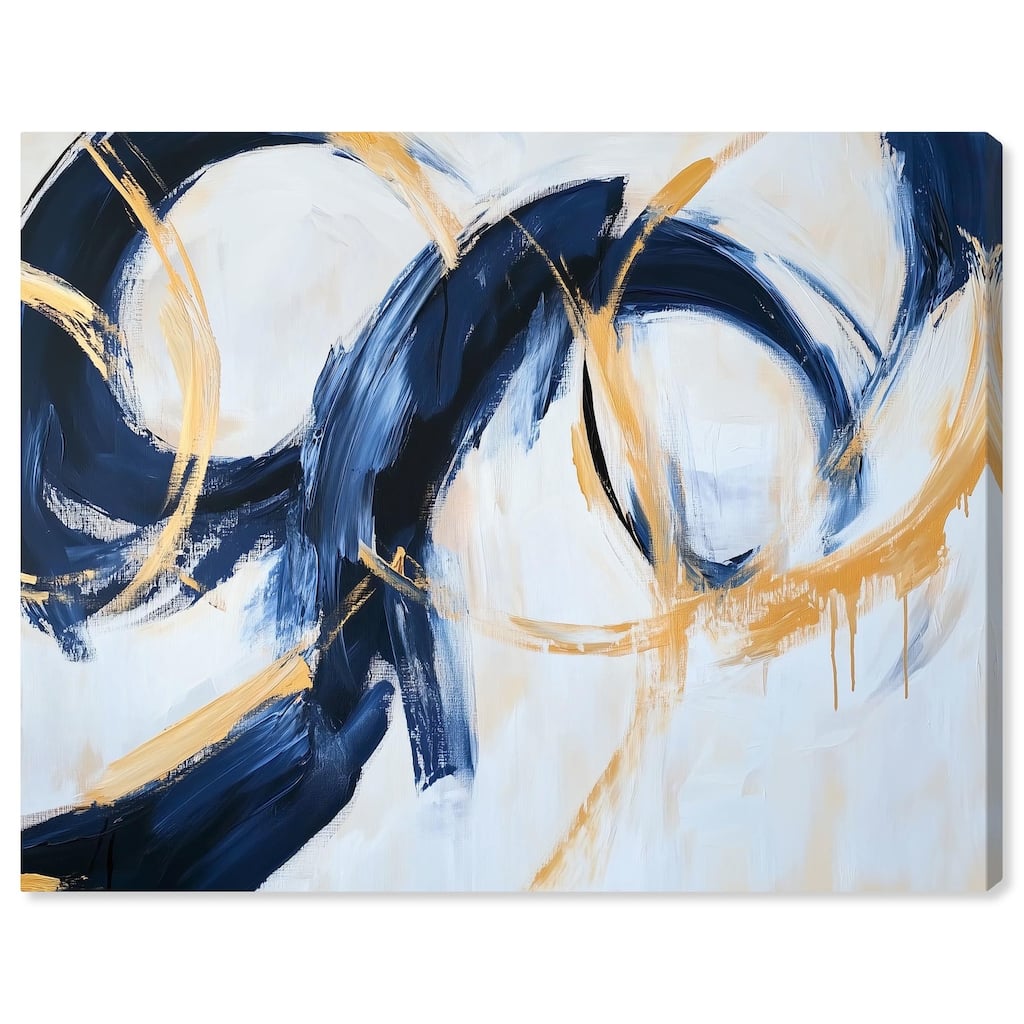 Bold Whirl II Canvas by Art Remedy, Gallery Wrapped
