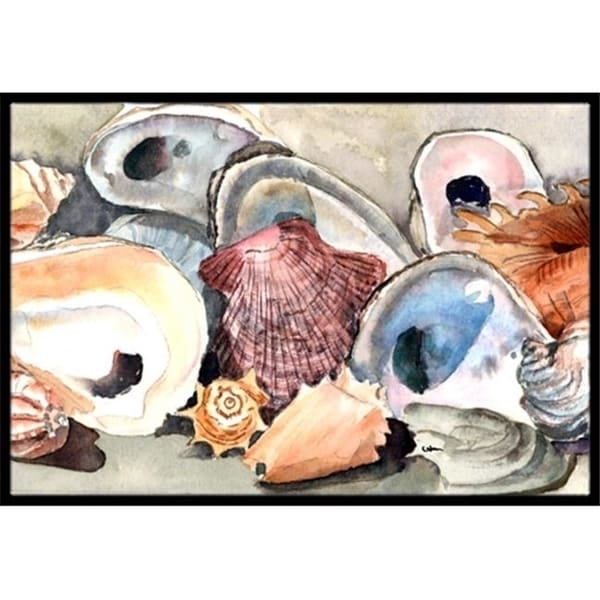 Carolines Treasures 8619MAT 18 x 27 in. Sea Shells Indoor Or Outdoor Mat