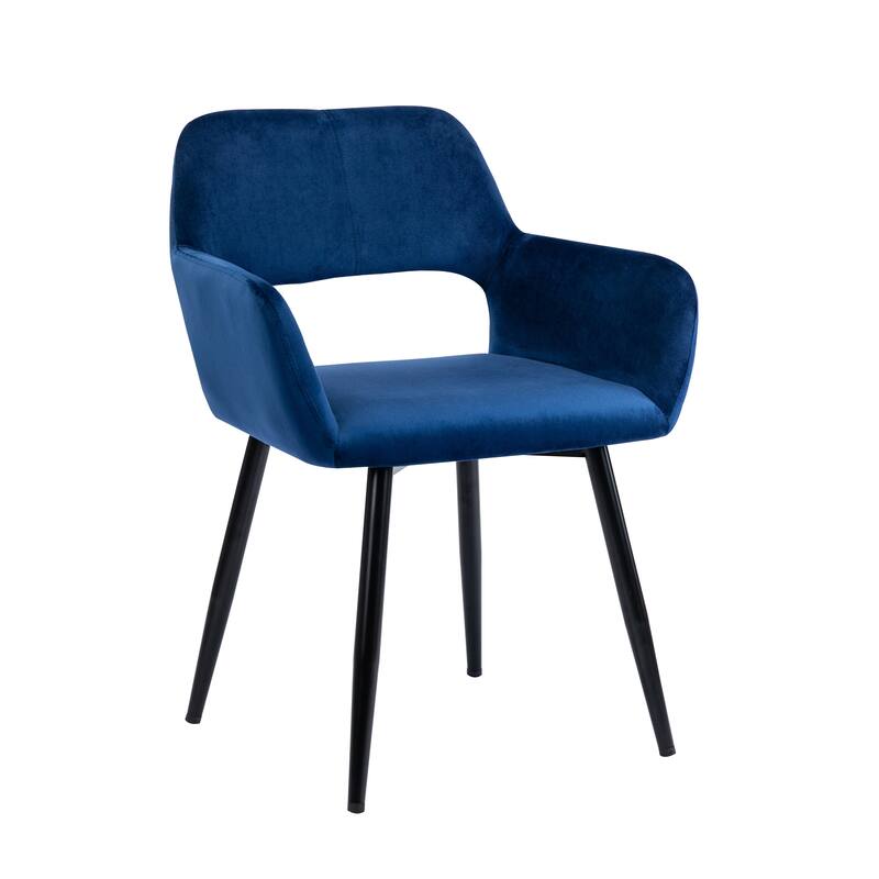 Porthos Home Giana Velvet/ Steel Dining Chairs (Set of 2)