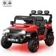 preview thumbnail 20 of 33, Kids Electric Vehicle for Ages 3-6, Soft Start, LED Lights, Bluetooth Red