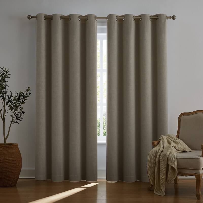 Sun Barrier Snap In Blackout Liner Grommet Panel Pair