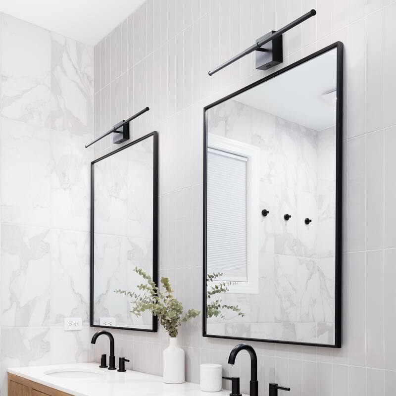 28" Dimmable Integrated LED Metal Wall Sconce, by JONATHAN Y