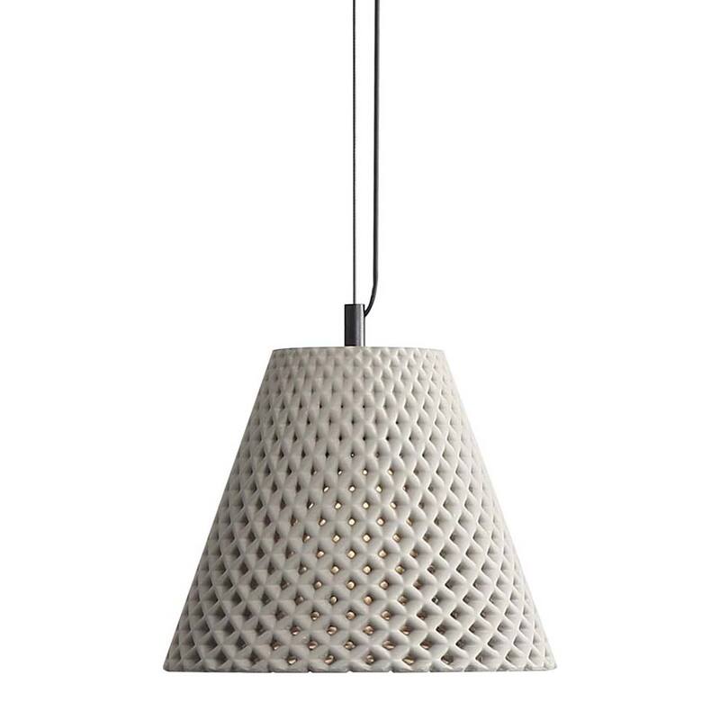 Golden Lighting 2419-10 Clarus 10" Wide Pendant - Grey Cement