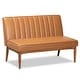 preview thumbnail 12 of 16, Daymond Mid-Century Modern 2-Piece Dining Nook Banquette Set