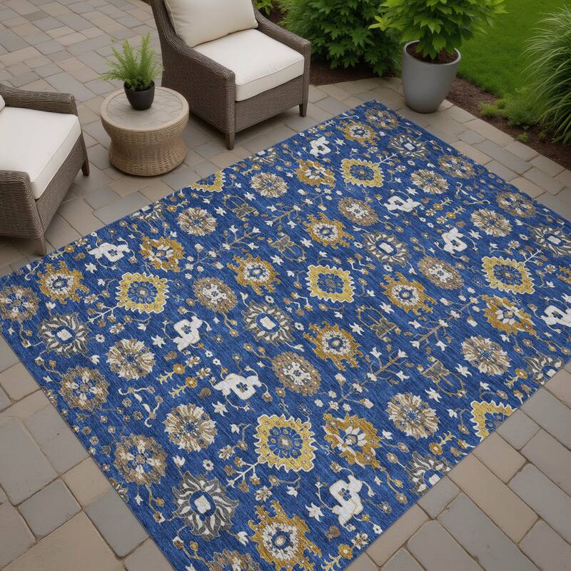 Machine Washable Indoor/ Outdoor Global Durango Chantille Rug