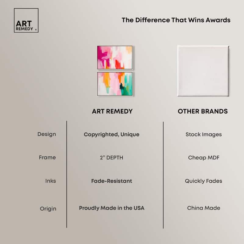 Playful Palette I Canvas Set of 2 by Art Remedy