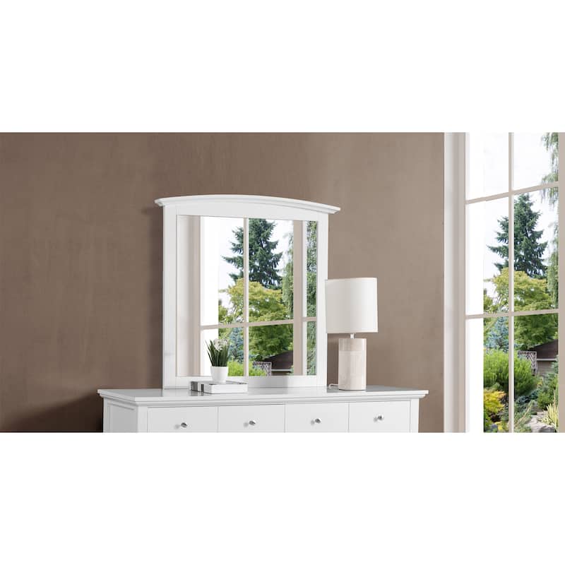 Hammond Bedroom Mirror (Dresser sold separately) - White