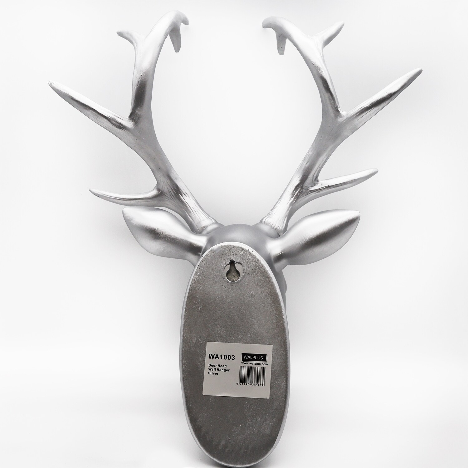 Shop Walplus Premium Silver Faux Deer Head Wall Art Modern Home Decorations Overstock 31807283