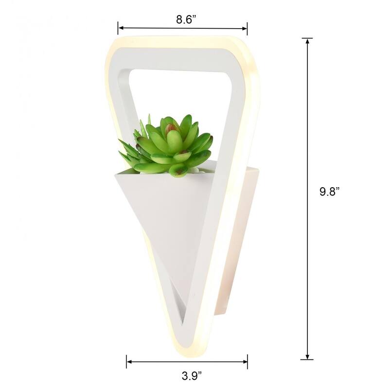 Modern Green Creative Plant Wall Light Aisle Wall Lamp Green Simulation Plant Home Decoration LED Wall Light